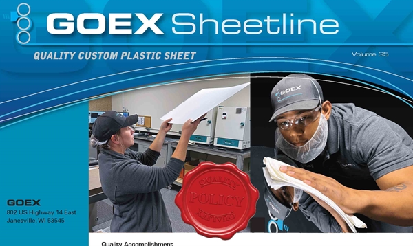 GOEX's Latest Sheetline Newsletter