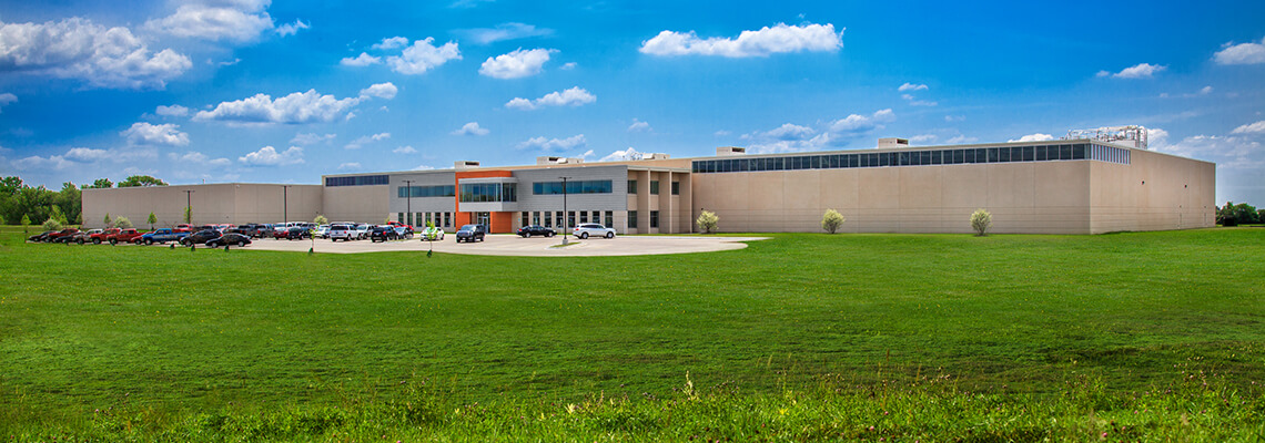 Exterior of GOEX building in Janesville, Wisconsin